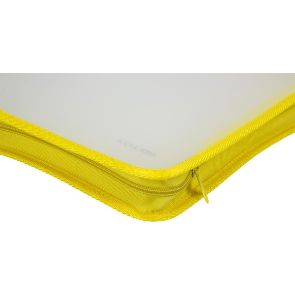 Папка на блискавці пластикова Economix A4 жовта (30) E31644-05