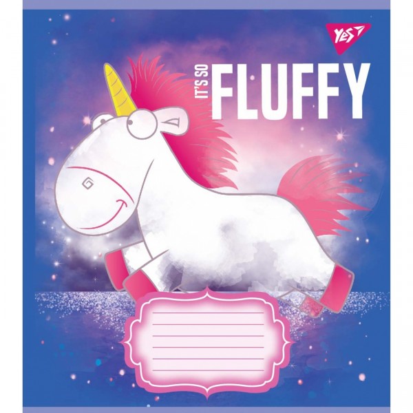 Зошит 12 аркушів лінія YES Unicorns (25) (250) 763454
