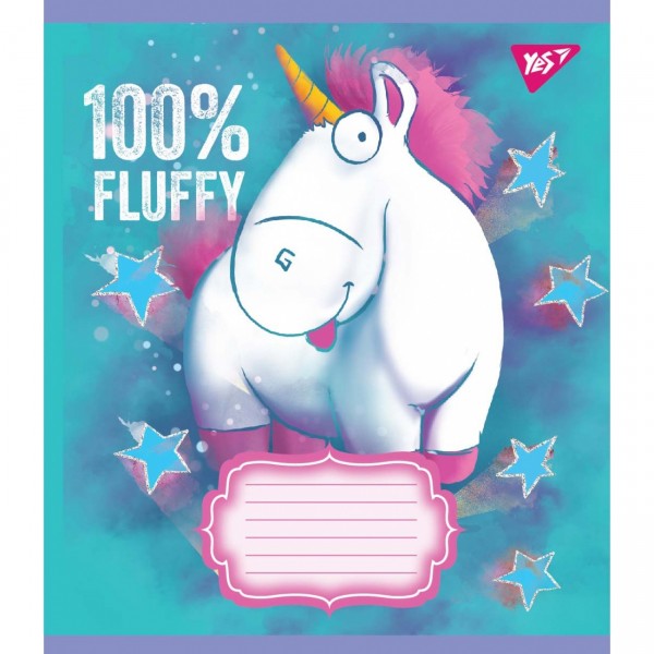 Зошит 12 аркушів лінія YES Unicorns (25) (250) 763454