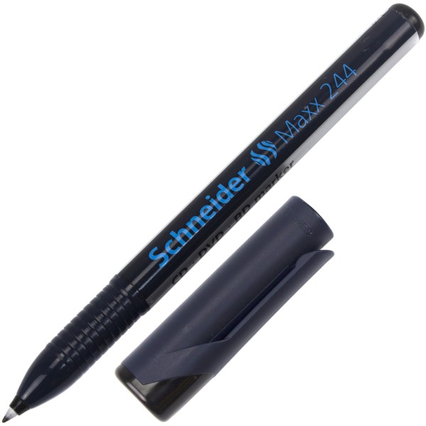 Маркер для CD Schneider 244 черный (10) S124401