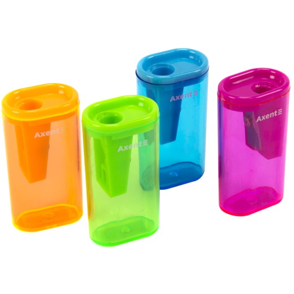 Точилка с контейнером Axent Lighter ассорти (28) (280) 1155