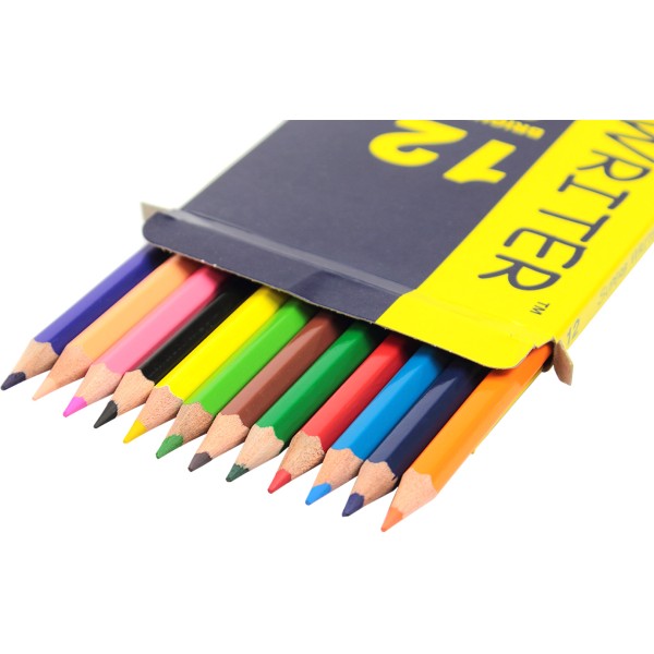 Карандаши цветные 12 цветов Marco коробка желто-синяя (12) (240) 4100-12CB