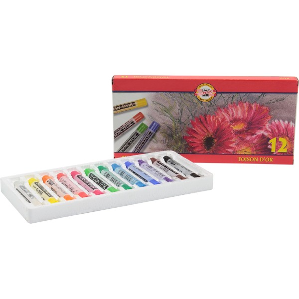 Крейда-пастель Koh-i-noor TOISON D'OR 8512 12 кольорів