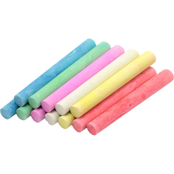 Мел цветной Пегашка 6 цветов 12 шт круглая (20) (320) 006