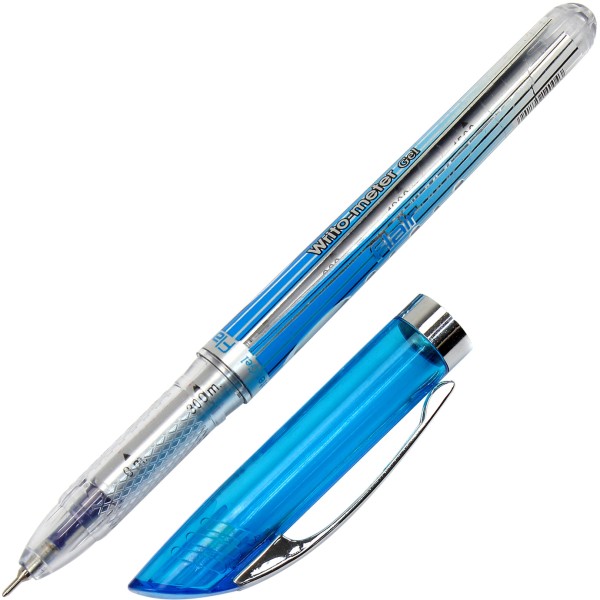 Ручка гелева Flair Writometer gel 0,5мм синя (12) (144) (1152) 747A=825