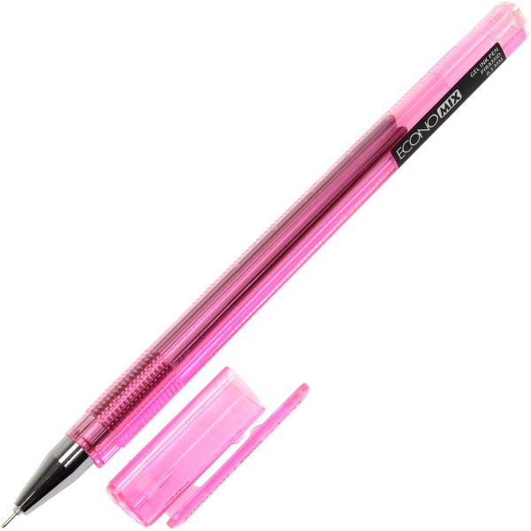 Ручка гелева Econoасорті Piramid 0,5мм червона (12) (144) E11913-03