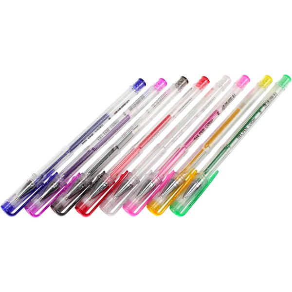 Ручка гелева Yes Glitter асорті (30) 411708