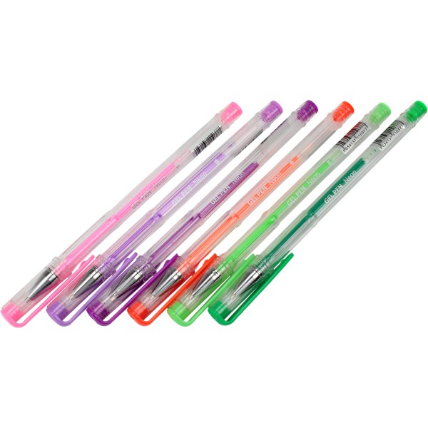 Ручка гелева Yes Neon асорті (30) 411712