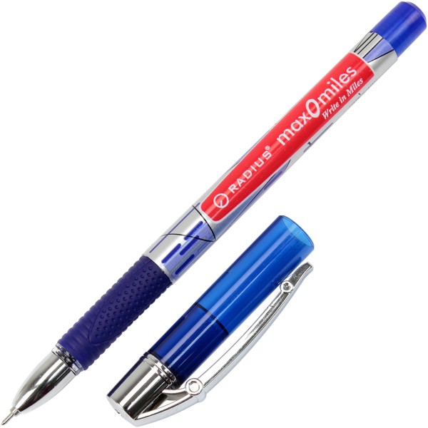 Ручка шариковая Radius Max O-miles 10 км 0,7 мм синяя (12) (144) (1728) 9290