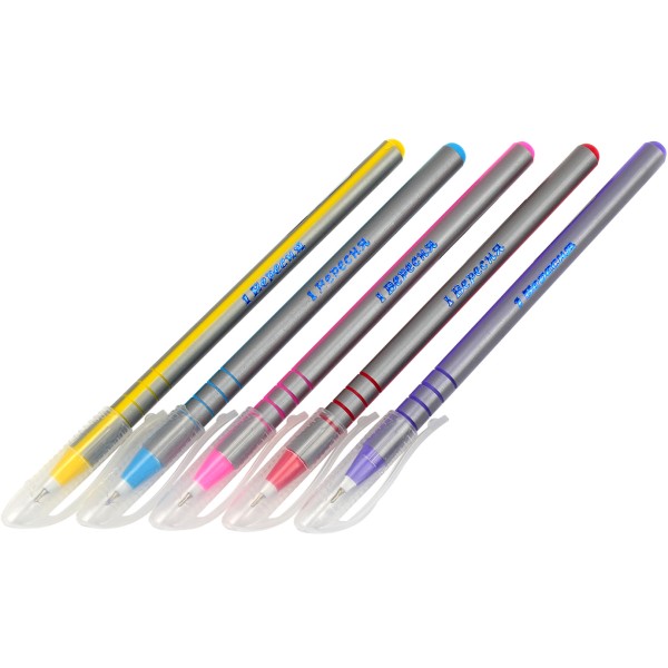 Ручка кулькова масляна 1 Вересня Silver 410952 синя