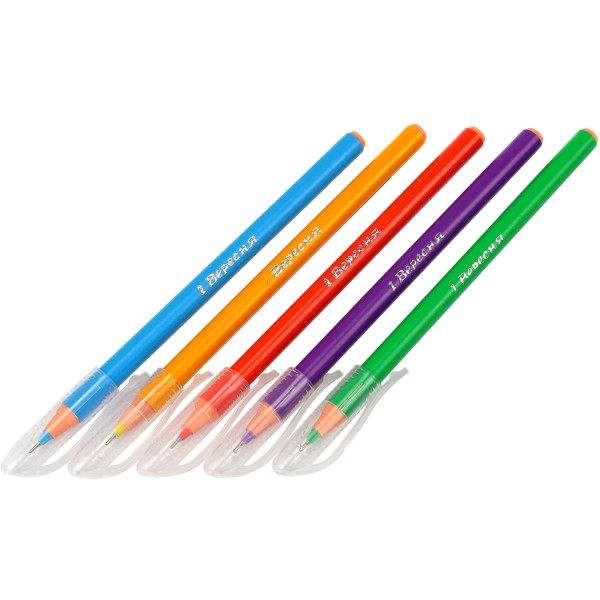 Ручка шариковая масляная 1 Вересня Plaza Pine 411052 синяя