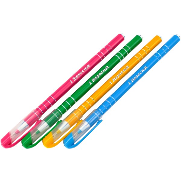 Ручка шариковая 1 Вересня Delta 0,6мм синяя (30) (50) (600) (2400) 411082