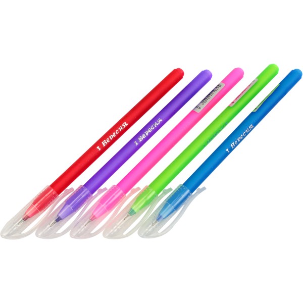 Ручка кулькова 1 Вересня Soft Touch 0,6мм синя (30) (600) (2400) 411079