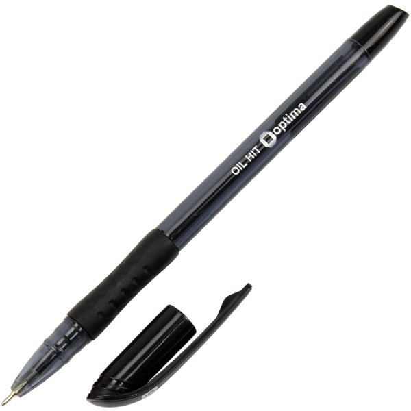 Ручка шариковая масляная Optima Oil Hit 0,5мм черная (12) (144) O15630-01