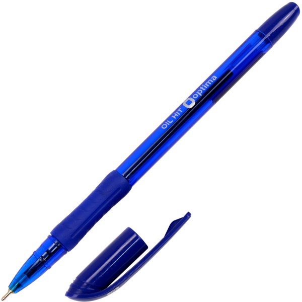 Ручка шариковая масляная Optima Oil Hit 0,5мм синяя (12) (144) O15630-02