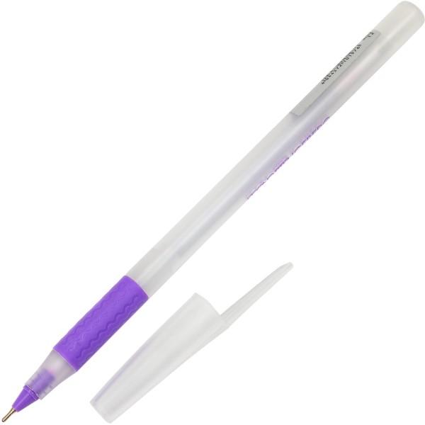 Ручка шариковая масляная Economix Iceberg 0,7мм фиолетовая E10197-12
