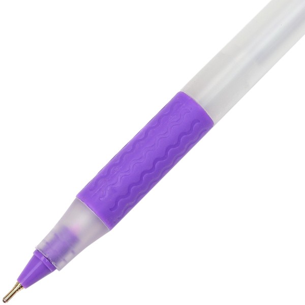 Ручка шариковая масляная Economix Iceberg 0,7мм фиолетовая E10197-12
