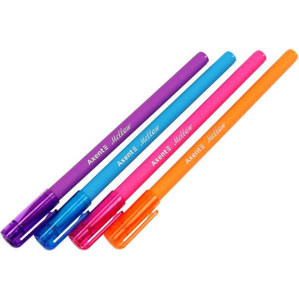 Ручка масляна кулькова Axent Mellow 0,7мм синя (12) (144) 1064-02