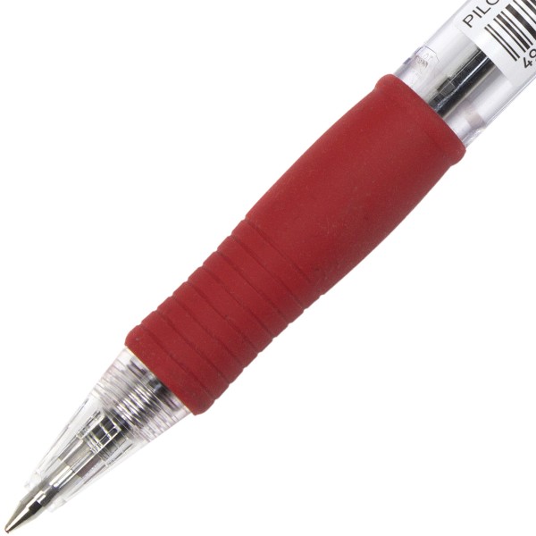 Ручка кулькова автоматична Pilot Super Grip 0,7мм червона (12) BPGP-10R-F-R 