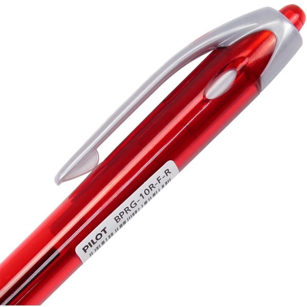 Ручка кулькова автоматична Pilot RexGrip 0,7мм червона (12) BPRG-10R-F-R 