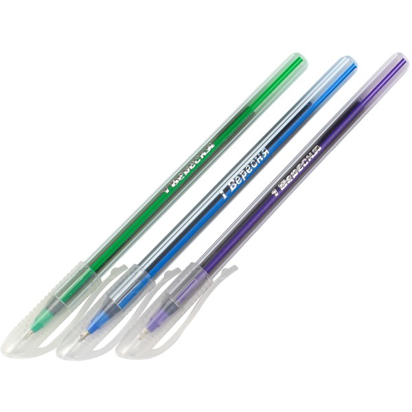 Ручка шариковая масляная 1 Вересня Softy 411054 синяя