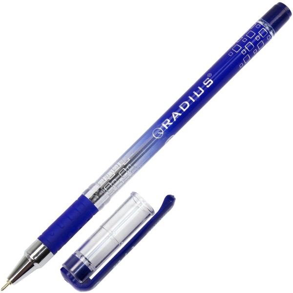 Ручка шариковая Radius I-pen 0,7мм синяя полупрозрачный корпус, картонная упаковка (50) (300) (1200) 0184
