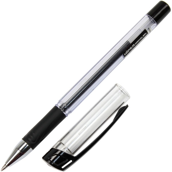 Ручка гелева Hiper Marvel 0,7 мм чорна (10) (100) HG-2175