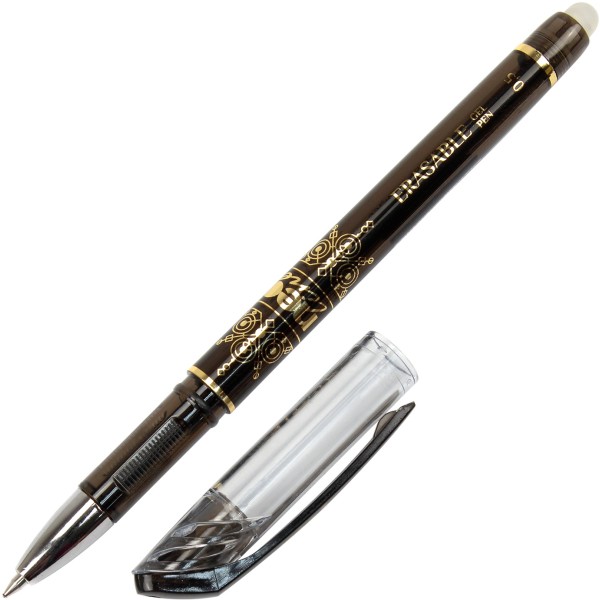 Ручка гелевая Neo Line пиши-стирай 0,5 мм черная (12) (144) (1728) GP-3176