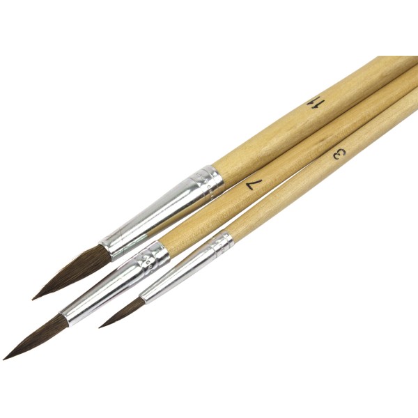 Набір пензлів 3 шт Graffiti Toys (3,7,11) (24) CF60806