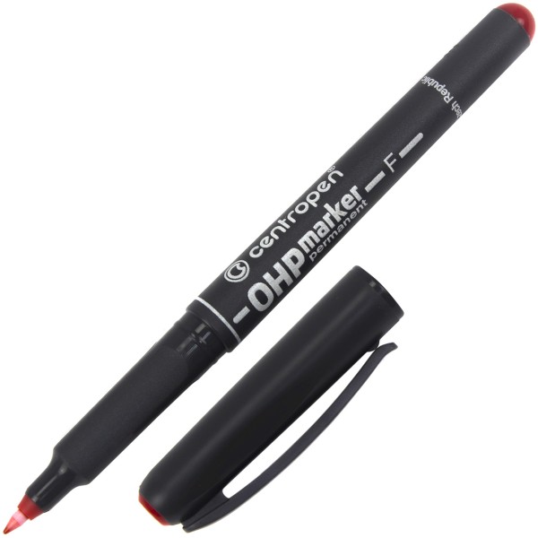 Маркер Centropen OHP-Permanent 2636 0,6мм чорний
