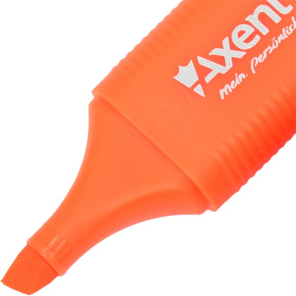 Текстмаркер Axent скошенный Highlighter 1-5 мм оранжевый (12) (120) 2531-12-A