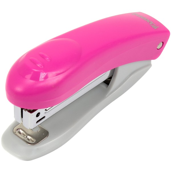 Степлер 10 Axent Welle-2 12 аркушів пластиковий рожевий (12) 4813-10
