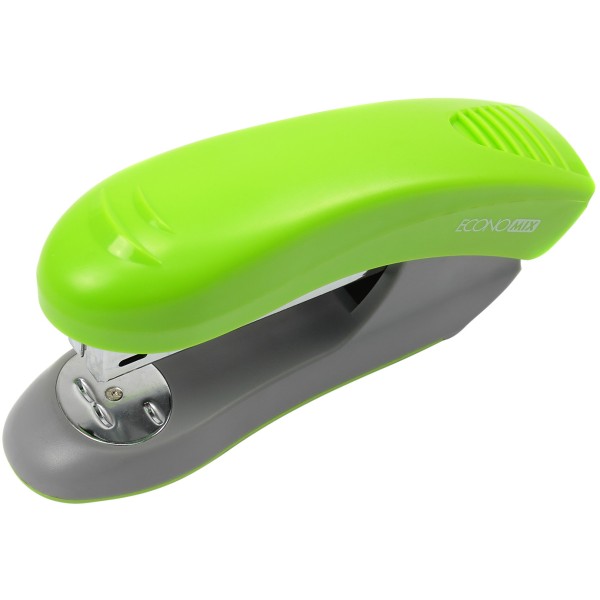 Степлер Economix 30 аркушів 24/6,26/6  пластиковий салатовий E40286-13 