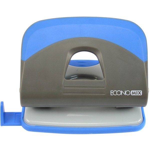 Дирокол Economix 20 аркушів пластик+гумова вставка з лінійкою E40128