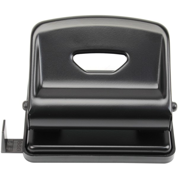 Дирокол Scholz 25 листів металевий з лінійкою, чорний (1) 4318/04010739