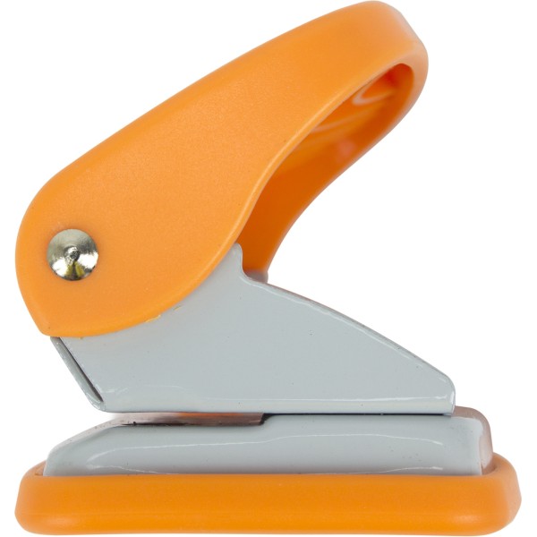 Дирокол Economix 10 аркушів з лінійкою, пластиковий помаранчевий (6) E40133-06