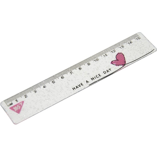 Лінійка пластикова 15 см Yes Nice day (100) 370507