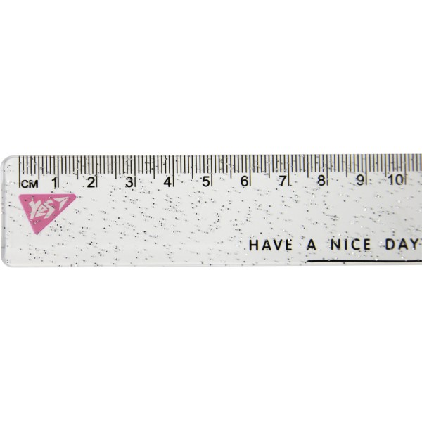 Лінійка пластикова 15 см Yes Nice day (100) 370507