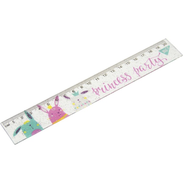Лінійка пластикова 20 см Yes Princess party 370509 (50)