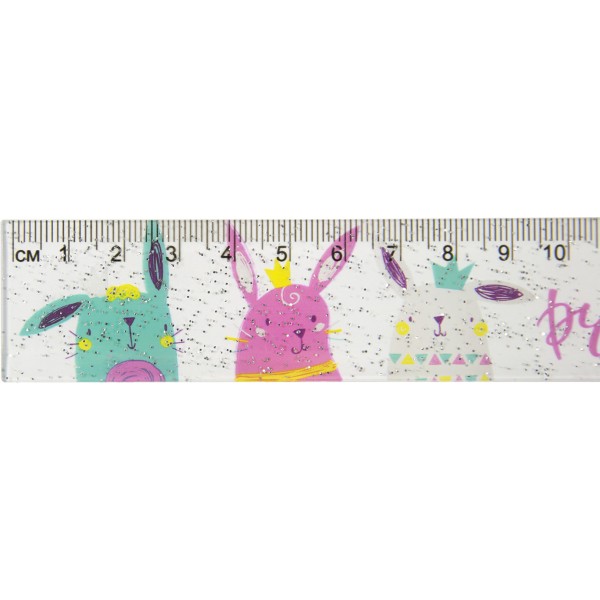 Лінійка пластикова 20 см Yes Princess party 370509 (50)