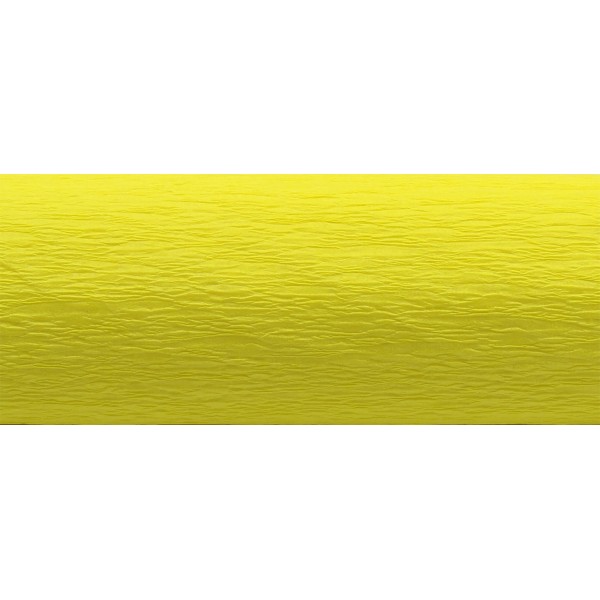 Папір гофра 2мх50см лимонний Interdruk (10) 03/219541