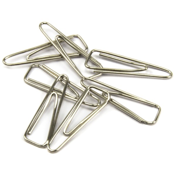 Скріпки 25мм Economix 100 шт трикутні (10) Е41001