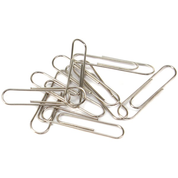 Скрепки Economix 33 мм 100 шт круглые (10) Е41012