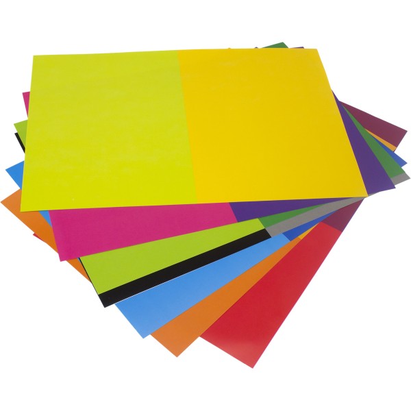 Бумага цветная A4 7 листов Цветной дуэт Тетрада (50) 1197