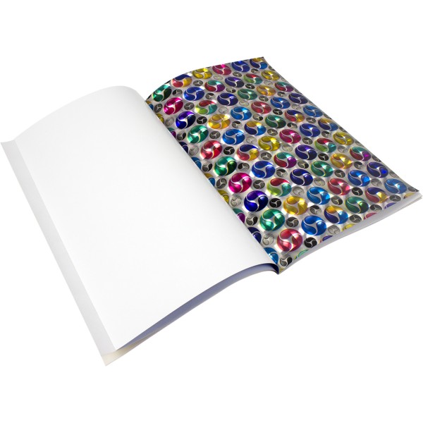 Набір кольорового паперу Апельсин Преміум А4 8 аркушів 200г/м2 скоба (25) КПЗД-А4-8