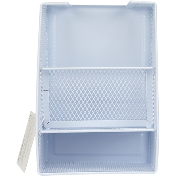 Підставка-органайзер металева Axent 100х143х100мм біла (4) 2118-21