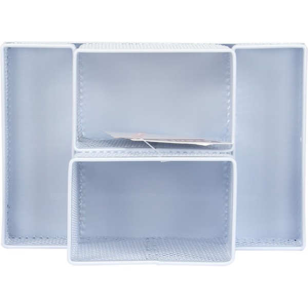 Підставка-органайзер металева Axent 155х103х100мм біла (24) 2117-21