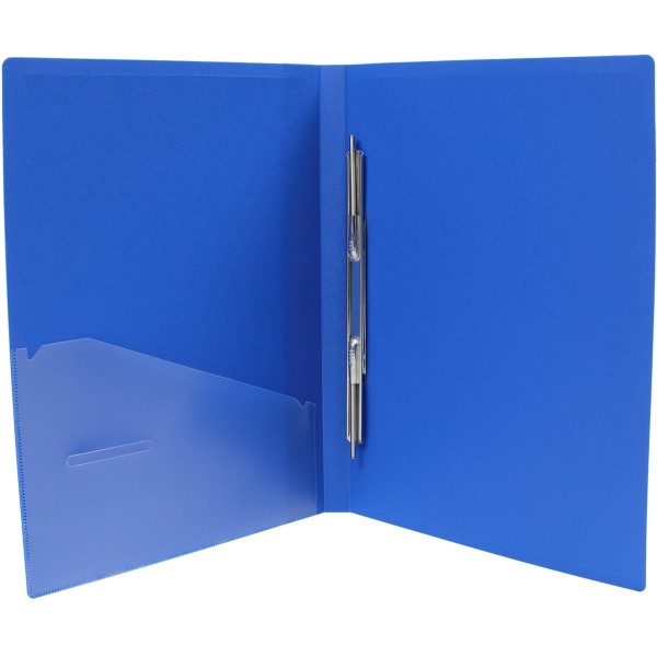 Папка-вуса Economix А4 CLIP A пластикова 1 кишеня синя (1) (20) (120) E31201-02 