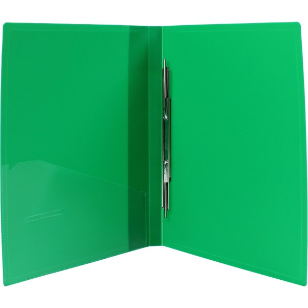 Папка-вуса Economix А4 CLIP A пластикова 1 кишеня зелена (1) (20) (120) E31201-04 