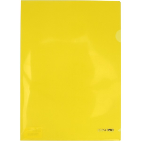 Папка-куточок Economix А4 щільна жовта (10) E31153-05 